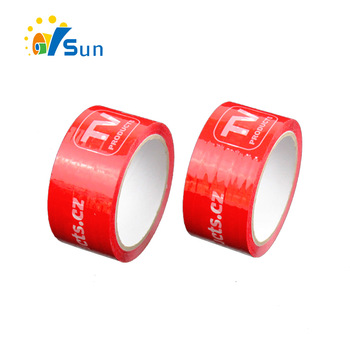 Huayang-48mic 80y Redwhite Printed Adhesive Tape